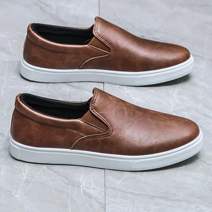 Genuine Leather Slip On