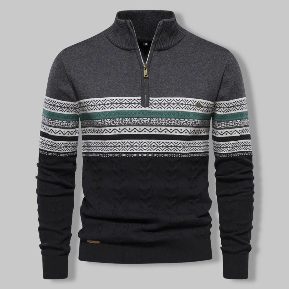 Cambridge Quarter Zip Sweater