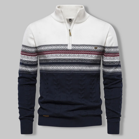 Cambridge Quarter Zip Sweater